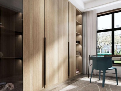 开云体育手机网页版实木包覆门板材料橱柜拼框门免喷胶吸塑膜防潮防水热熔胶工厂现货